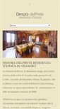 Mobile Screenshot of dimoradelprete.it